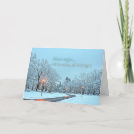 Tarjeta Festiva Holiday Card - Silent Night - with description