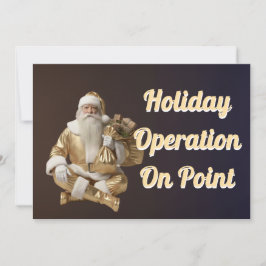 Tarjeta Festiva Holiday Card with happy party