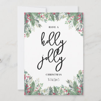 Tarjeta Festiva Holiday Christmas Card Company Marketing