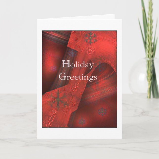 Tarjeta Festiva Holiday Greeting Card (Anverso)
