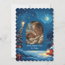 Tarjeta Festiva Holiday Happiness Photo Arch Christmas,Season’s 