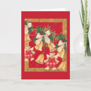 TARJETA FESTIVA HOLIDAY TEDDY BEAR