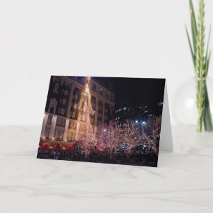 Tarjeta Festiva Holidays Herald Square Manhattan