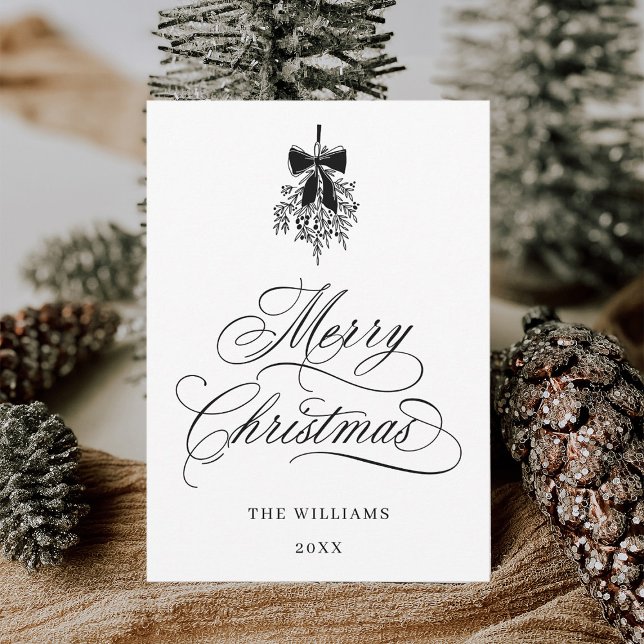 Tarjeta Festiva Holly Berry Bouquet Navidades románticos foto plan (Subido por el creador)