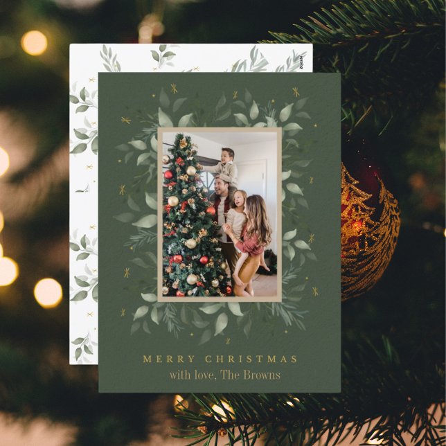 Tarjeta Festiva Holly Days | Ferry Christmas 2 Photo Holiday card (Subido por el creador)