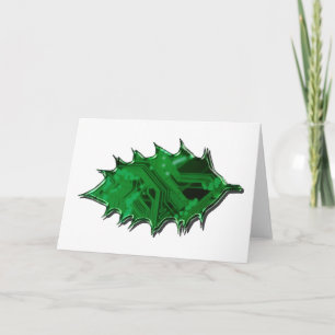 Tarjeta Festiva Holly digital