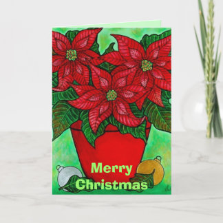 Tarjeta Festiva Holly Jolly Navidades Card