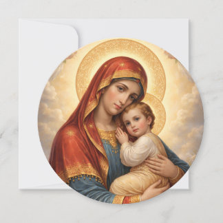 Tarjeta Festiva Holy Mother of God – Divine Love & Protection´11