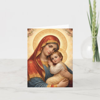 Tarjeta Festiva Holy Mother of God – Divine Love & Protection´11