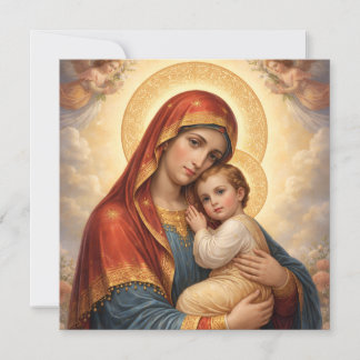 Tarjeta Festiva Holy Mother of God – Divine Love & Protection´11