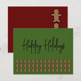 Tarjeta Festiva Hombre de Jengibre