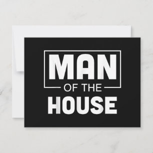 Tarjeta Festiva Hombre De La Casa