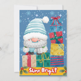 Tarjeta Festiva hombres de nieve