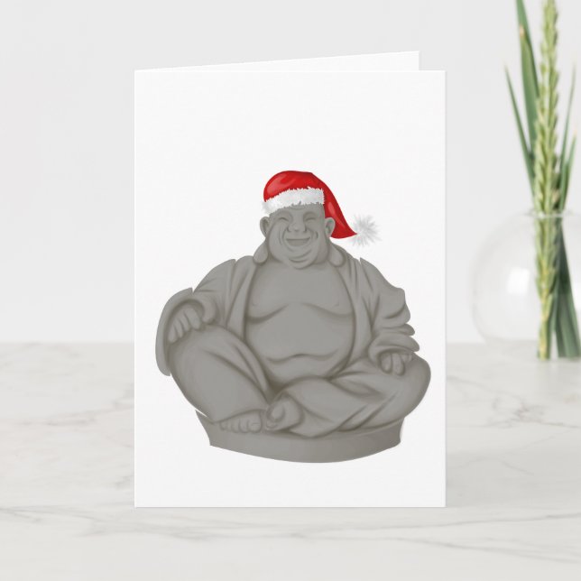 Tarjeta Festiva Hombres gordos felices (Anverso)