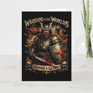Tarjeta Festiva Honor y Gloria