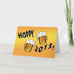 Tarjeta Festiva Hoppy 2015 Dos Mugs