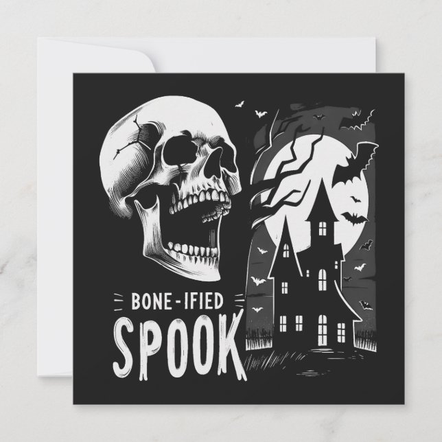 Tarjeta Festiva Horror Halloween (Anverso)