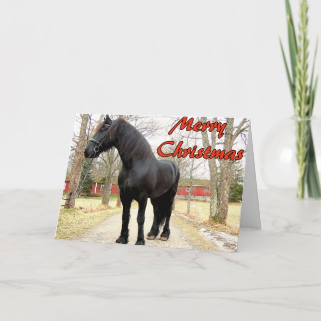 Tarjeta Festiva Horse Feliz Navidad.jpg (Anverso)