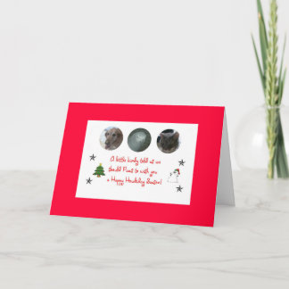 Tarjeta Festiva howliday feliz