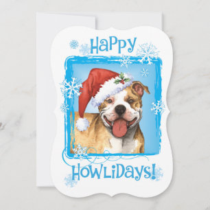 Tarjeta Festiva Howlidays feliz APBT