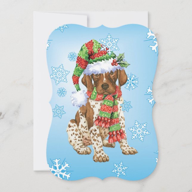 Tarjeta Festiva Howlidays feliz GSP (Anverso)