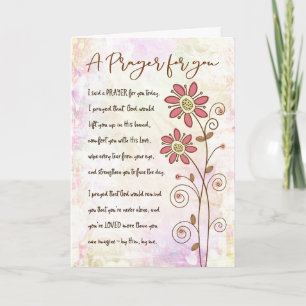 Tarjeta Festiva Hoy dije una oración por ti