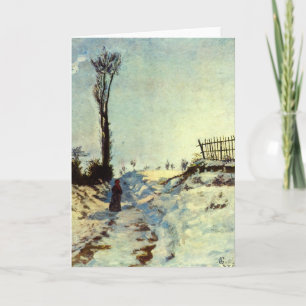 Tarjeta Festiva Hueco en la nieve