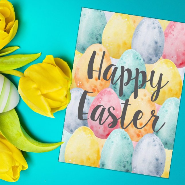Tarjeta Festiva Huevo feliz de Pascua (Subido por el creador)