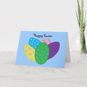 Tarjeta Festiva Huevos de Pascua