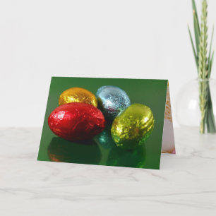 Tarjeta Festiva Huevos de Pascua