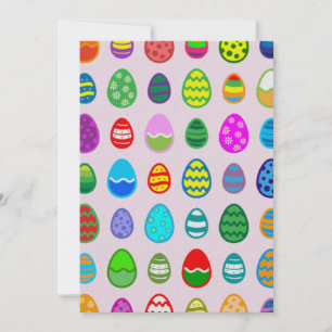 Tarjeta Festiva Huevos de Pascua