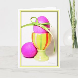 Tarjeta Festiva Huevos de Pascua