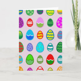 Tarjeta Festiva Huevos de Pascua