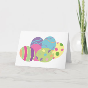 Tarjeta Festiva Huevos de Pascua