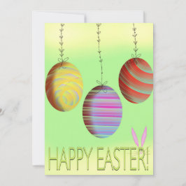 Tarjeta Festiva Huevos de Pascua