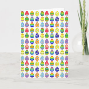 Tarjeta Festiva huevos de Pascua
