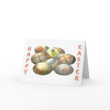 Huevos de Pascua en bruto