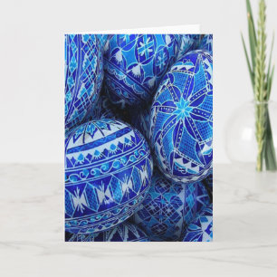 Tarjeta Festiva Huevos de Pascua felices