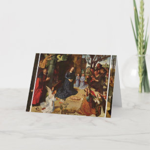 Tarjeta Festiva Hugo van der Goes-Portinari Triptych