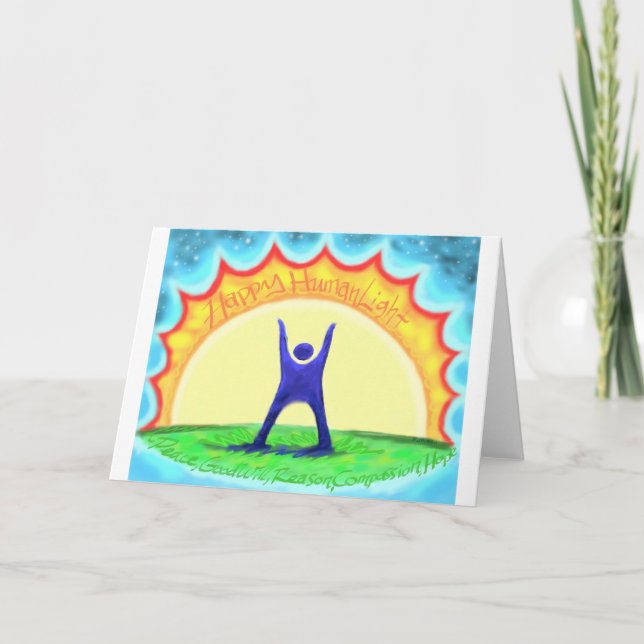 Tarjeta Festiva HumanLight.jpg feliz (Anverso)