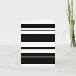 Tarjeta Festiva Humbug Stripe 'Your Text' greetings card vertical