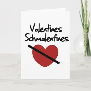 Tarjeta Festiva Humor anti día de San Valentín