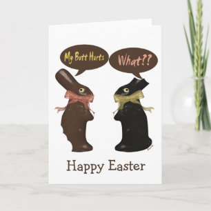 Tarjeta Festiva Humor conyugal de Pascua