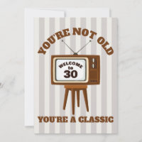 Humor de Feliz Cumpleaños Retro Vintage Televisión