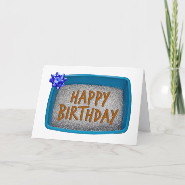 Tarjeta Festiva Humor de la litera de cumpleaños feliz (Anverso)