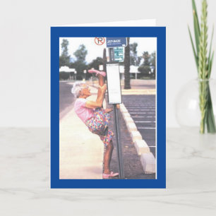 Tarjeta Festiva Humor de reemplazo de cadera