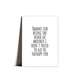 Tarjeta Festiva Humor del Feliz Día de la Madre