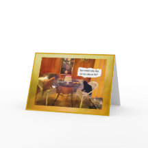 Humor Familia Gatos Llenando la tarta "en llamas" 