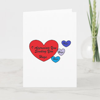 Tarjeta Festiva I Appreciate You