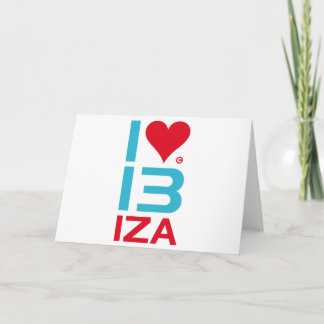 TARJETA FESTIVA I LOVE IBIZA